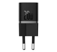 Мережевий зарядний пристрій Baseus GaN5 Fast Charger(mini) 1C 20W EU Black (CCGN050101)