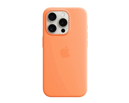 Чохол для смартфона Silicone Full Case AAA MagSafe IC for iPhone 15 Orange (Orig15Orange)