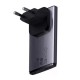 Мережевий зарядний пристрій з  кабелем Baseus GaN5 Pro Ultra-Slim Fast Charger C+U 65W Gray((With Mini White Cable C to C 100W(20V/5A) 1m Black) (CCGP150113)
