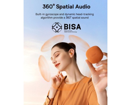 Бездротові навушники TWS Baseus AirNora 2 , ANC, Gradient Orange (NGTW320207)