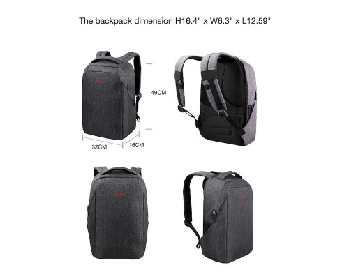 Рюкзак Tigernu T-B3237U 16" Grey (T-B3237U)