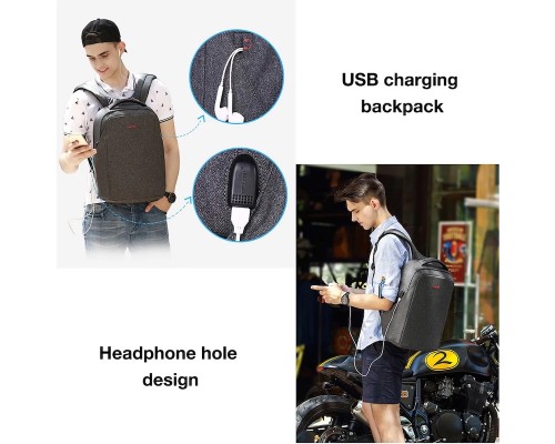 Рюкзак Tigernu T-B3237U 16" Grey (T-B3237U)