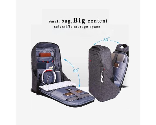 Рюкзак Tigernu T-B3237U 16" Grey (T-B3237U)