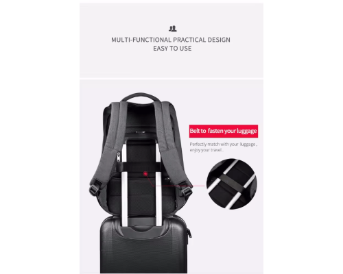 Рюкзак Tigernu T-B3361 15.6" Grey (T-B3361G)