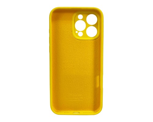 Чохол для смартфона Silicone Full Case AA Camera Protect for Apple iPhone 16 Pro 56,Sunny Yellow (FullAAi16P-56)