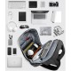 Рюкзак Tigernu D-83351 15.6" Black Grey (D-83351BlGr)