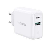 Мережевий зарядний пристрій UGREEN CD170 38W USB-C Wall Charger EU (White) (UGR-60468) (UGR-60468)