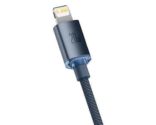 Кабель Baseus Crystal Shine Series Fast Charging Data Cable Type-C to iP 20W 2m Black (CAJY000301)