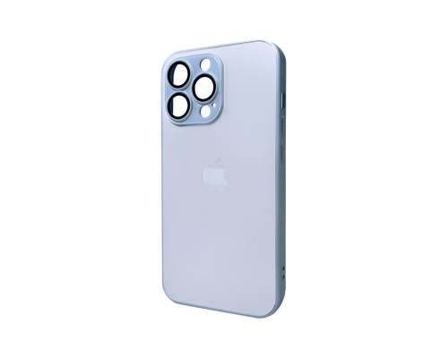 Чохол для смартфона AG Glass Matt Frame Color Logo for Apple iPhone 11 Pro Max Sierra Blue (AGMattFrameiP11PMLBlue)