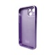 Чохол для смартфона AG Glass Matt Frame Color Logo for Apple iPhone 14 Light Purple (AGMattFrameiP14LPurple)