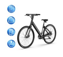 Електровелосипед OKAI EB60 Black 28', 250(500)W, 9,6Ah, 61.2km, 25km\h, NFC, App, 23kg (EB60-B)