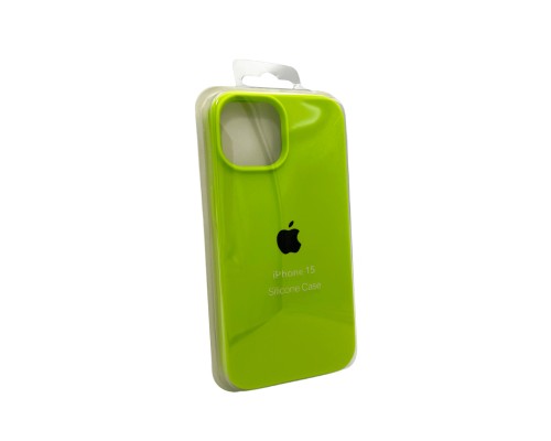 Чохол для смартфона Silicone Full Case AA Open Cam for Apple iPhone 15 24,Shiny Green (FullOpeAAi15-24)