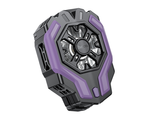 Мобільний кулер HOCO GM26 Ambitious cooling mobile phone fan Black (6942007612302)