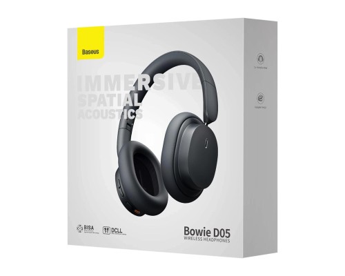 Бездротові накладні навушники Baseus Bowie D05 Wireless Headphones Grey (NGTD020213)