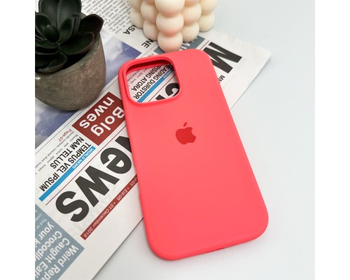 Чохол для смартфона Silicone Full Case AA Open Cam for Apple iPhone 16 Pro 50,Pink Orange (FullOpenAAi16P-50)