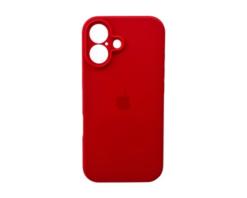 Чохол для смартфона Silicone Full Case AA Camera Protect for Apple iPhone 16 43,Berry Red (FullAAi16-43)