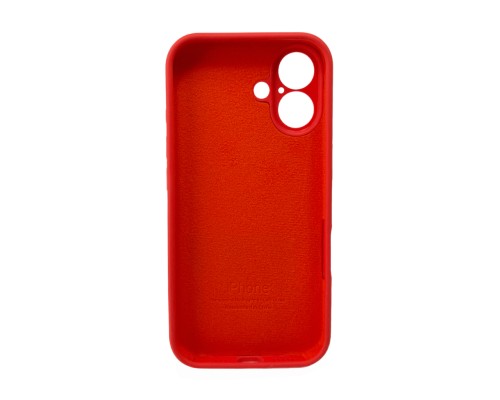 Чохол для смартфона Silicone Full Case AA Camera Protect for Apple iPhone 16 43,Berry Red (FullAAi16-43)