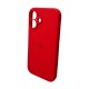 Чохол для смартфона Silicone Full Case AA Camera Protect for Apple iPhone 16 43,Berry Red (FullAAi16-43)