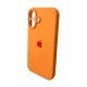 Чохол для смартфона Silicone Full Case AA Camera Protect for Apple iPhone 16 34,Papaya (FullAAi16-34)