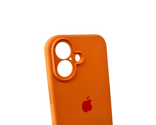 Чохол для смартфона Silicone Full Case AA Camera Protect for Apple iPhone 16 34,Papaya (FullAAi16-34)