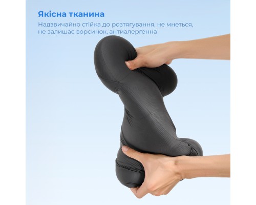 Подушка підголівник Baseus ComfortRide Series Car Cooling Headrest Cluster Black (C20036402111-00)