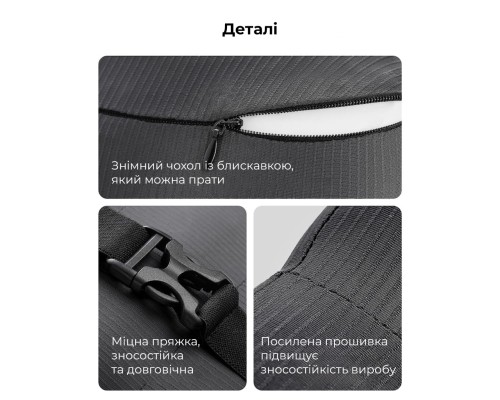 Подушка підголівник Baseus ComfortRide Series Car Cooling Headrest Cluster Black (C20036402111-00)