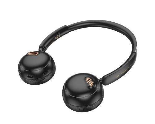 Бездротові накладні навушники HOCO W62 Verso retro BT headphones Black (6942007648127)