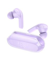 Бездротові навушники TWS HOCO EW39 Bright, ENC, Purple (6931474794611)