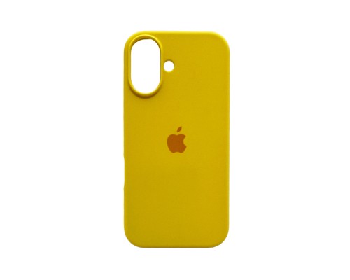 Чохол для смартфона Silicone Full Case AA Open Cam for Apple iPhone 16 33,Canary Yellow (FullOpenAAi16-33)