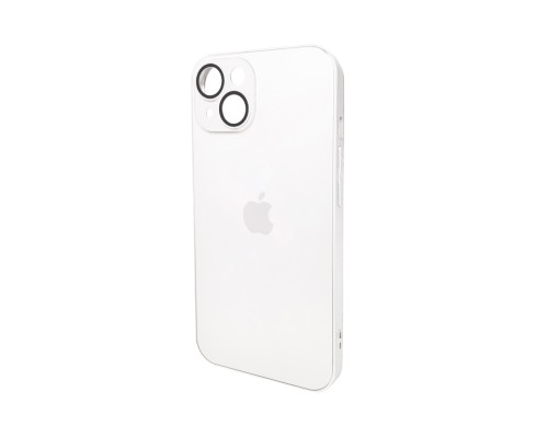 Чохол для смартфона AG Glass Matt Frame Color Logo for Apple iPhone 15 Pearly White (AGMattFrameiP15White)