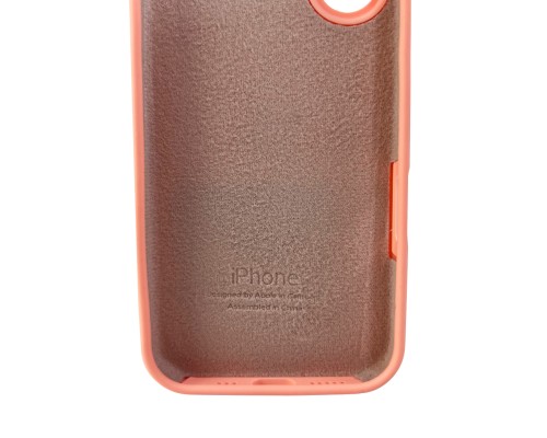 Чохол для смартфона Silicone Full Case AA Camera Protect for Apple iPhone 16 37,Grapefruit (FullAAi16-37)