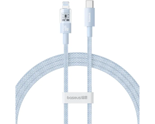 Кабель Baseus Gem Fast-Charging Data Cable USB-C to iP 20W 1m Galaxy Blue (P10373001311-00)