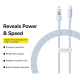 Кабель Baseus Gem Fast-Charging Data Cable USB-C to iP 20W 1m Galaxy Blue (P10373001311-00)