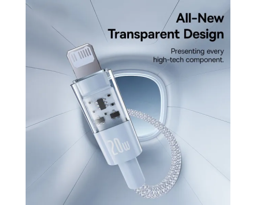 Кабель Baseus Gem Fast-Charging Data Cable USB-C to iP 20W 1m Galaxy Blue (P10373001311-00)