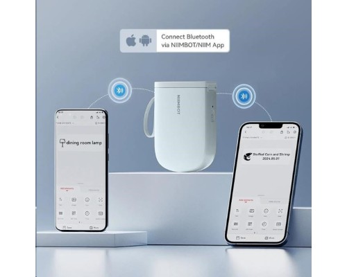Термопринтер для друку наклейок NIIMBOT D11_H Blue (1AA57331612)