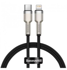 Кабель Baseus Cafule Series Metal Data Cable Type-C to iP PD 20W 0.25m Black (CATLJK-01)
