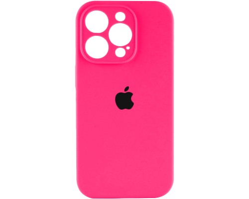 Чохол для смартфона Silicone Full Case AA Camera Protect for Apple iPhone 15 Pro 23,Shiny Pink (FullAAi15P-23)