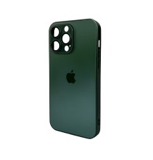 Чохол для смартфона AG Glass Matt Frame Color Logo for Apple iPhone 15 Pro Max Cangling Green (AGMattFrameiP15PMGreen)