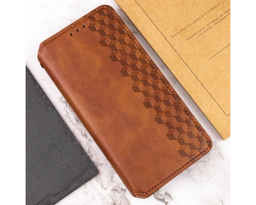 Чохол-книжка для смартфона Rubic Leather for Samsung Galaxy M15/F15 5G Brown (RUBICSAM15/F155GBrown)