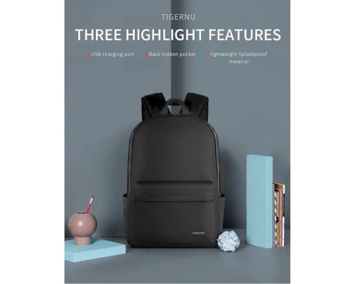 Рюкзак Tigernu T-B3249A 15.6" Black (T-B3249ABlack)