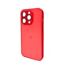 Чохол для смартфона AG Glass Matt Frame Color Logo for Apple iPhone 15 Pro Coke Red (AGMattFrameiP15PRed)