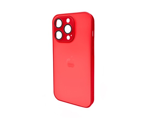 Чохол для смартфона AG Glass Matt Frame Color Logo for Apple iPhone 15 Pro Coke Red (AGMattFrameiP15PRed)