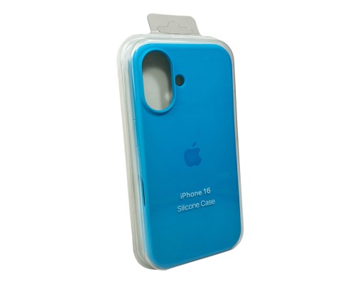 Чохол для смартфона Silicone Full Case AA Open Cam for Apple iPhone 16 38,Surf Blue (FullOpeAAi16-38)