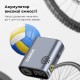 Автомобільний насос Baseus PrimeTrip Series Portable Bike Pump Cosmic Black (C11169000121-00)
