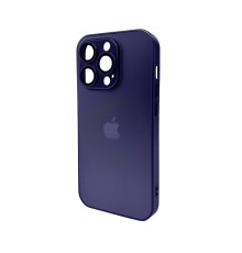 Чохол для смартфона AG Glass Matt Frame Color Logo for Apple iPhone 15 Pro Deep Purple (AGMattFrameiP15PPurple)