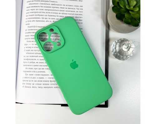 Чохол для смартфона Silicone Full Case AA Camera Protect for Apple iPhone 16 Pro 30,Spearmint (FullAAi16P-30)