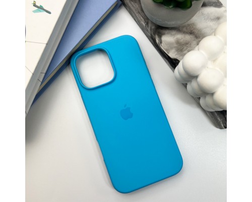 Чохол для смартфона Silicone Full Case AA Open Cam for Apple iPhone 16 Pro Max 38,Surf Blue (FullOpeAAi16PM-38)