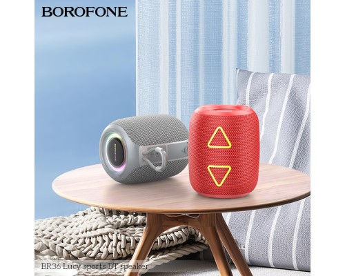 Портативна колонка BOROFONE BR36 Lucy sports BT speaker Dark Gray (6941991104398)