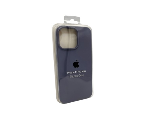 Чохол для смартфона Silicone Full Case AA Open Cam for Apple iPhone 15 Pro Max 28,Lavender Grey (FullOpeAAi15PM-28)