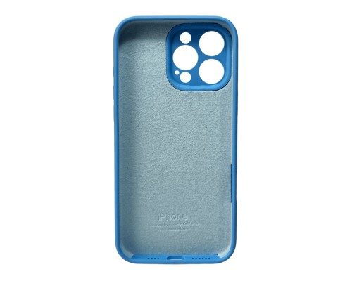 Чохол для смартфона Silicone Full Case AA Camera Protect for Apple iPhone 16 Pro Max 49,Cornflower (FullAAi16PM-49)